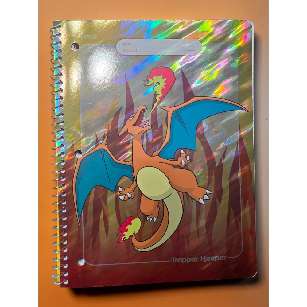 Pokémon x Target Charizard Trapperkeeper Mead Notebook 30th Anniversary NEW !